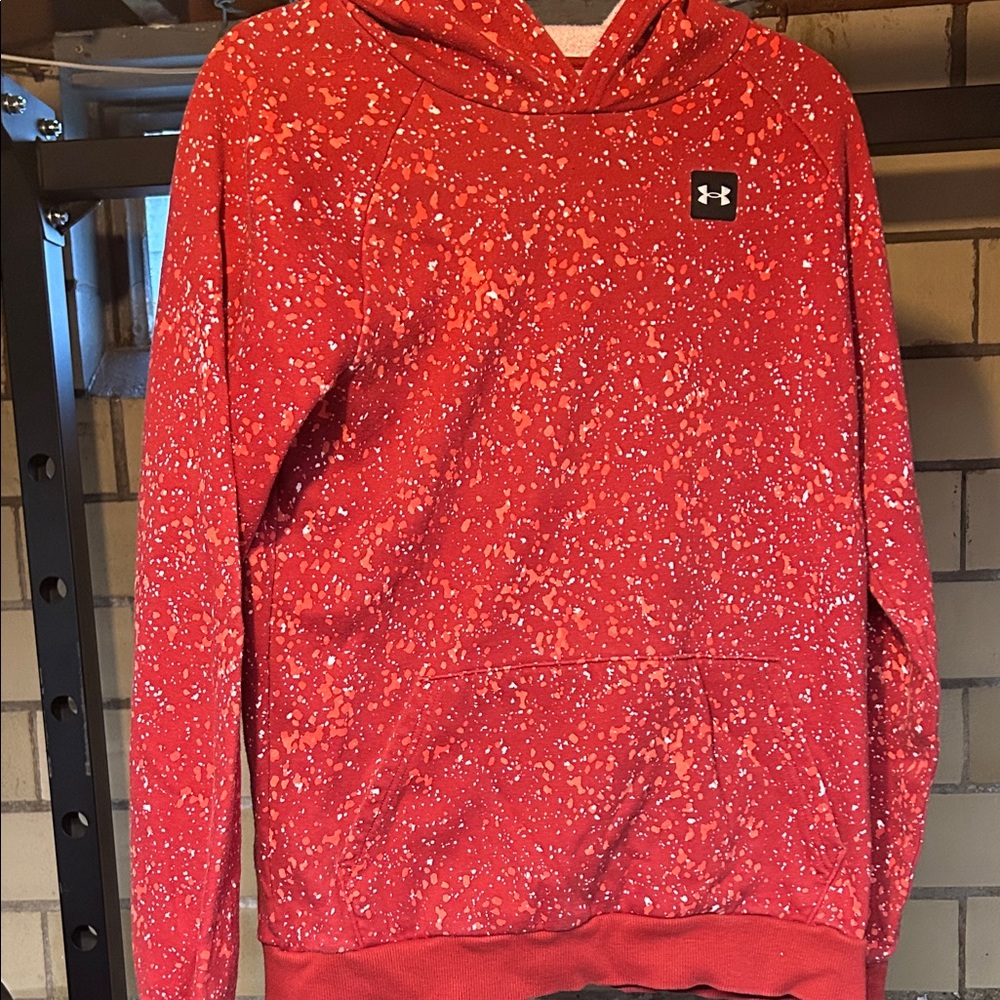 Under Armour Men's Red Hoodie Sweater
